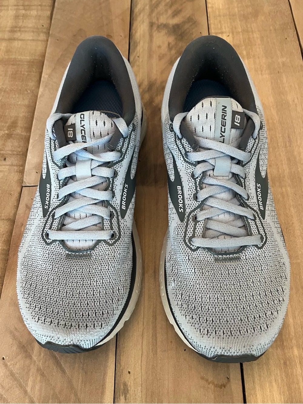 Brooks Glycerin 18 Women’s Running Shoes Size 7B Light Blue (1203171B073)